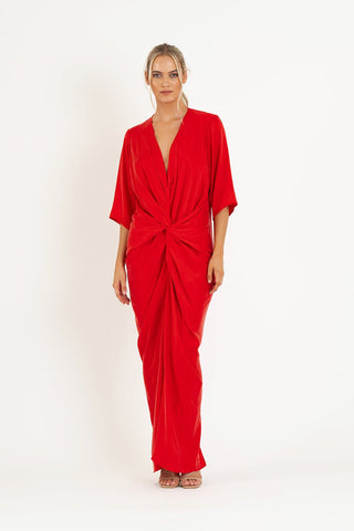 ALEX KIMONO IN ROSSO - One Fell Swoop