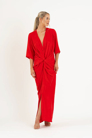 ALEX KIMONO IN ROSSO - One Fell Swoop