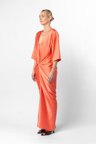 ALEX KIMONO MAXI IN CLAY - One Fell Swoop