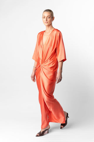 ALEX KIMONO MAXI IN CLAY - One Fell Swoop