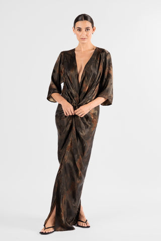 ALEX KIMONO SLEEVE MAXI - ATOMIC - One Fell Swoop