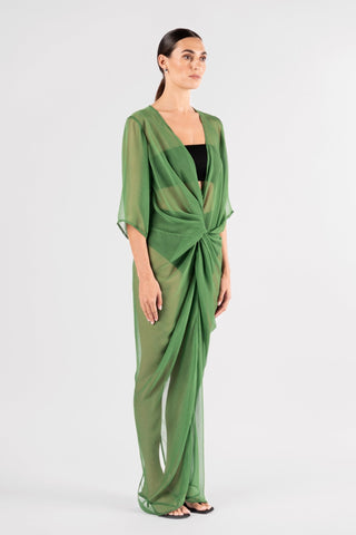 ALEX KIMONO SLEEVE MAXI - MATILDA GEORGETTE - One Fell Swoop