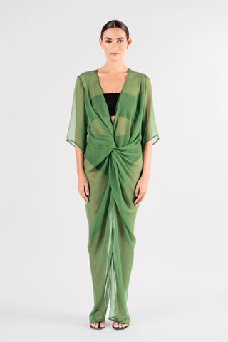 ALEX KIMONO SLEEVE MAXI - MATILDA GEORGETTE - One Fell Swoop
