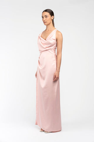 ALINA DRESS IN SLEEK BLUSH - One Fell Swoop