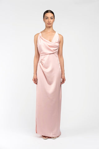 ALINA DRESS IN SLEEK BLUSH - One Fell Swoop