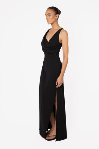 ALINA DRESS - JET BLACK - One Fell Swoop