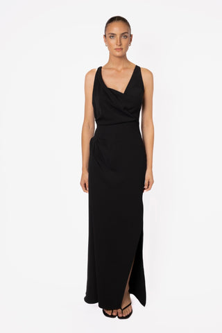 ALINA DRESS - JET BLACK - One Fell Swoop