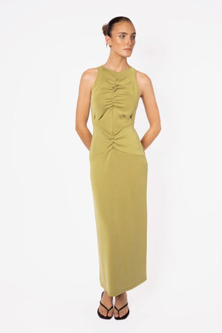 AOKI TANK DRESS- WASABI - One Fell Swoop