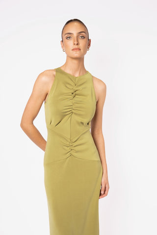 AOKI TANK DRESS- WASABI - One Fell Swoop