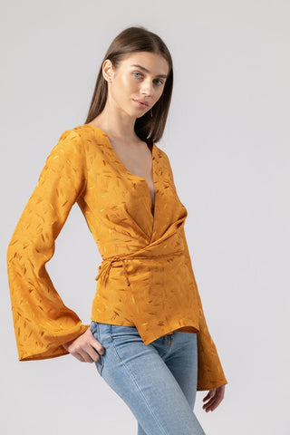 ATTARI BLOUSE - FIRE JACQUARD - One Fell Swoop