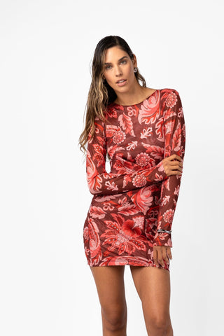 AUGUST MINI – PORTA ROSA PRINTED MESH - One Fell Swoop