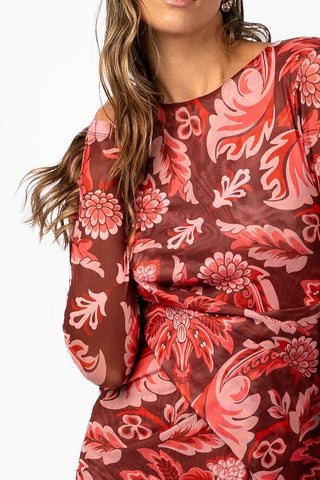 AUGUST MINI – PORTA ROSA PRINTED MESH - One Fell Swoop