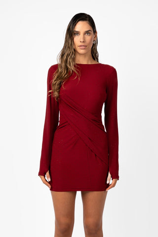 one fell swoop la californie mini dress White Sorority | Caelen Dress 85 cm / 33.46 in Elisabetta Franchi Long Knit Dress