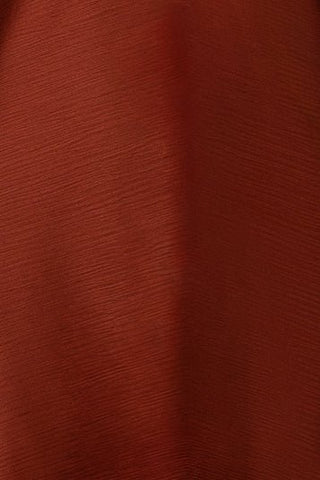 CLARION BELL SLEEVE MAXI – TERRA ROSA SATIN - One Fell Swoop