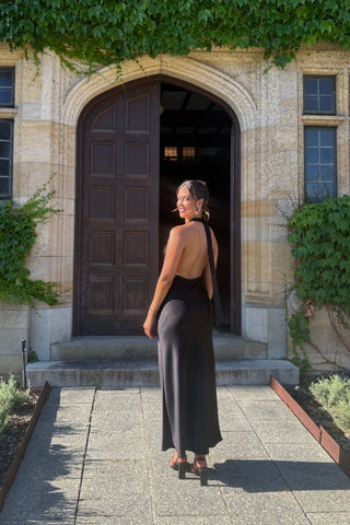 CLOE' DRESS IN OBSIDIAN - One Fell Swoop