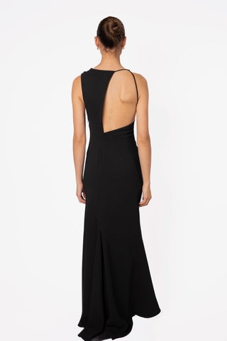 DAKOTA GOWN IN JET BLACK - One Fell Swoop