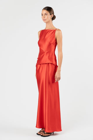 DEGAGE DRESS - TORI SATIN - One Fell Swoop