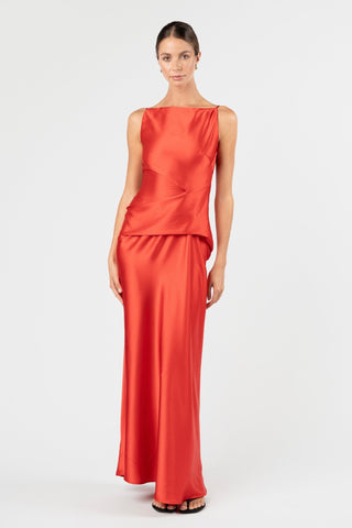 DEGAGE DRESS - TORI SATIN - One Fell Swoop