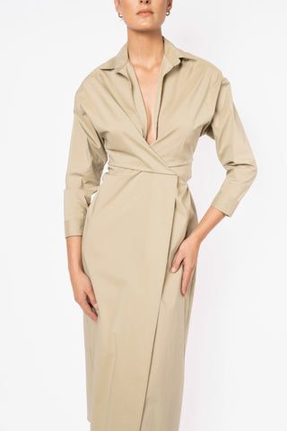 DILMA SHIRT DRESS - TEA - One Fell Swoop