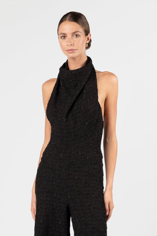 EMMEL JUMPSUIT - CAVIAR ROSE - One Fell Swoop