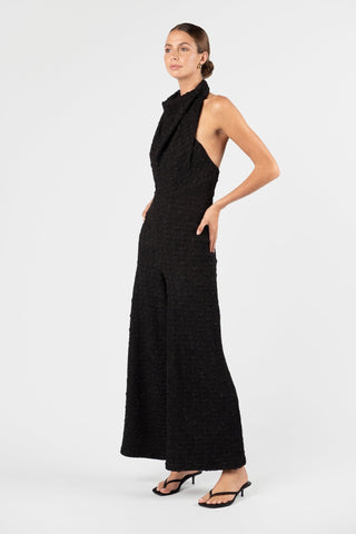 EMMEL JUMPSUIT - CAVIAR ROSE - One Fell Swoop