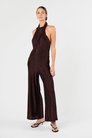 EMMEL JUMPSUIT - ESPRESSO - One Fell Swoop