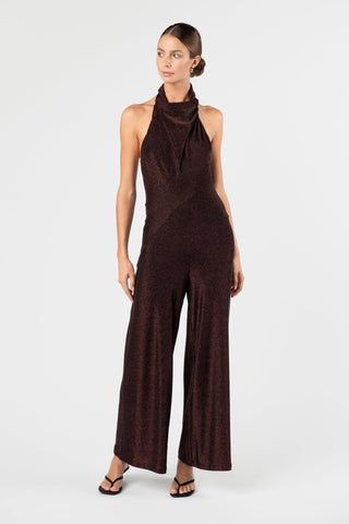 EMMEL JUMPSUIT - ESPRESSO - One Fell Swoop