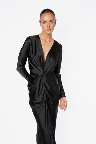 GAEA GOWN IN NEW BLACK - One Fell Swoop