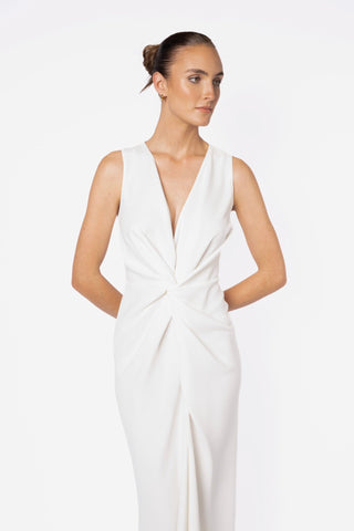 GAIA MAXI - IVORY CREPE - One Fell Swoop