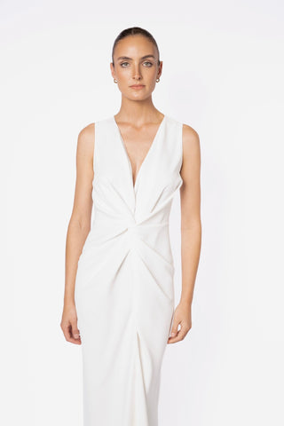 GAIA MAXI - IVORY CREPE - One Fell Swoop