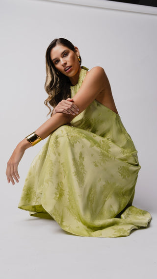 GEMMA DRESS - KIMONO BROCADE - One Fell Swoop