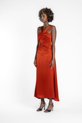 GRETA DRESS - SPICE - One Fell Swoop