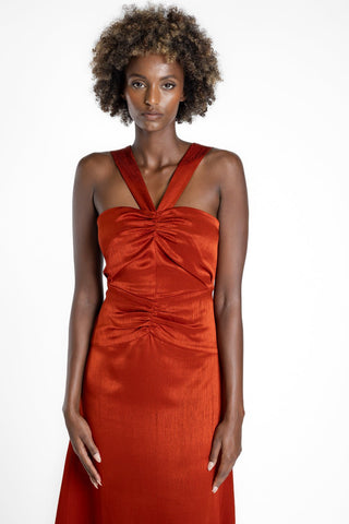 GRETA DRESS - SPICE - One Fell Swoop