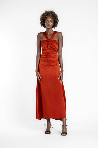 GRETA DRESS - SPICE - One Fell Swoop