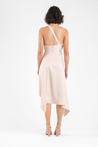 HARLEQUIN DRESS IN MAGNOLIA - One Fell Swoop