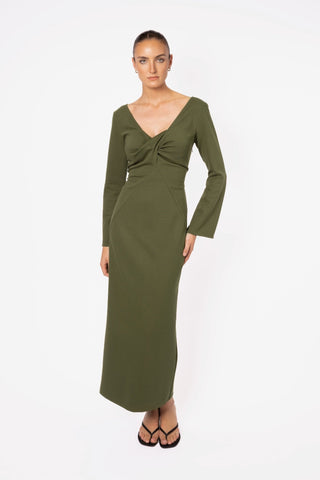 JULIET DRESS - OLIVE - One Fell Swoop