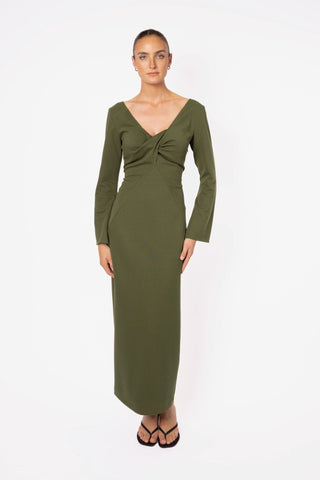 JULIET DRESS - OLIVE - One Fell Swoop