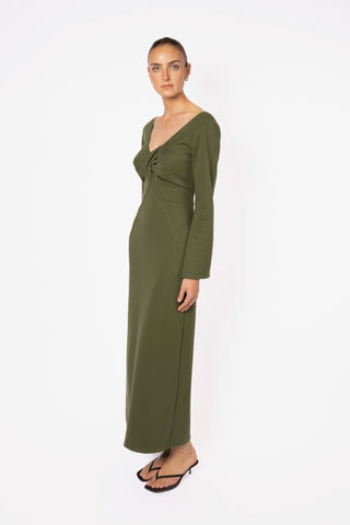 JULIET DRESS - OLIVE - One Fell Swoop