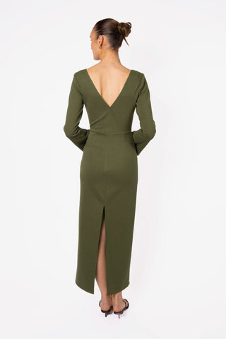 JULIET DRESS - OLIVE - One Fell Swoop