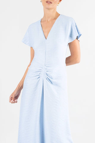 KEIR DRESS IN CHINA BLU - One Fell Swoop