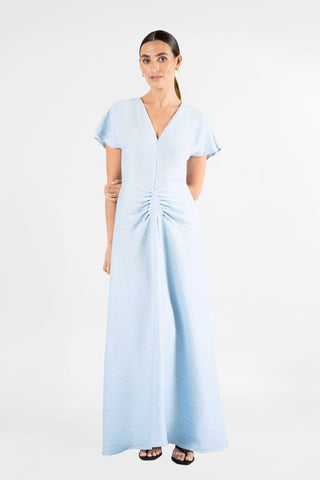 KEIR DRESS IN CHINA BLU - One Fell Swoop