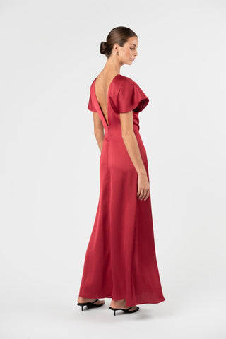 KIERA DRESS - VENETIAN RED - One Fell Swoop