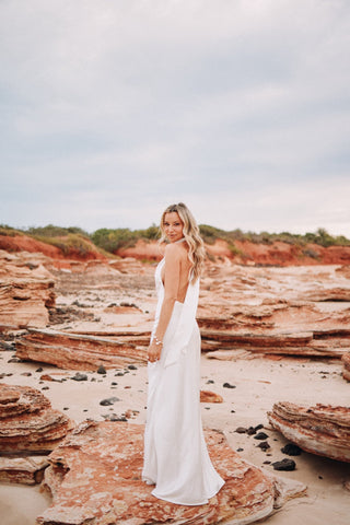 KRISTINA DRESS IN ANGEL WHITE - One Fell Swoop