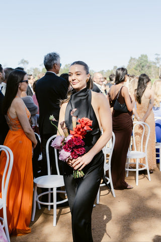 KRISTINA DRESS IN OBSIDIAN - One Fell Swoop