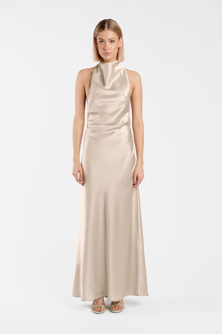 KRISTINA DRESS IN OYSTER - One Fell Swoop