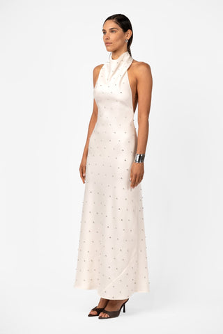 KRISTINA DRESS - IVORY CRYSTAL - One Fell Swoop