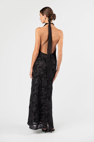 KRISTINA DRESS - NOIR ÉCLAT - One Fell Swoop