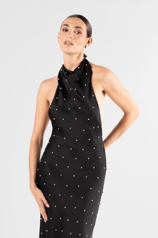 KRISTINA DRESS - OBSIDIAN CRYSTAL - One Fell Swoop