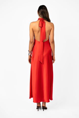 KRISTINA DRESS - TORII SATIN - One Fell Swoop