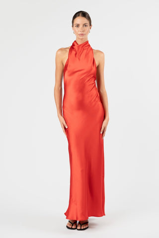 KRISTINA DRESS - TORII SATIN - One Fell Swoop